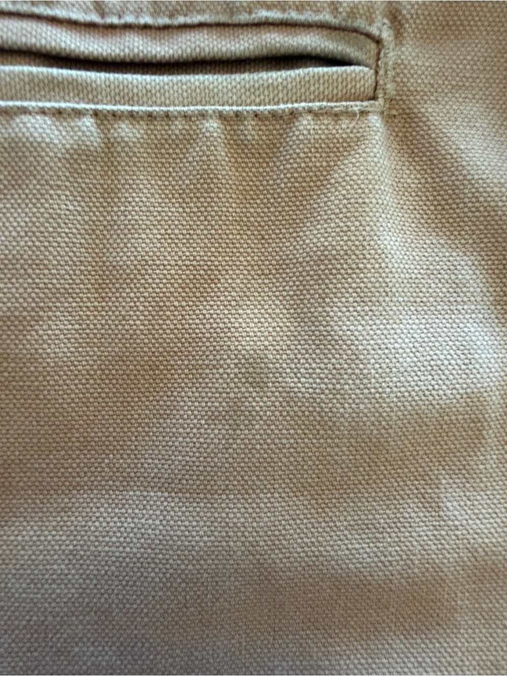 Khaki Work Vest with Brown Corduroy Collar - Picture 6 of 6
